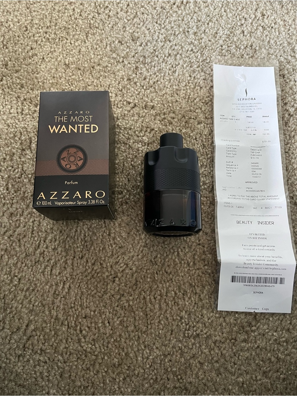 Azzaro The Most Wanted Parfum - Black Bottle